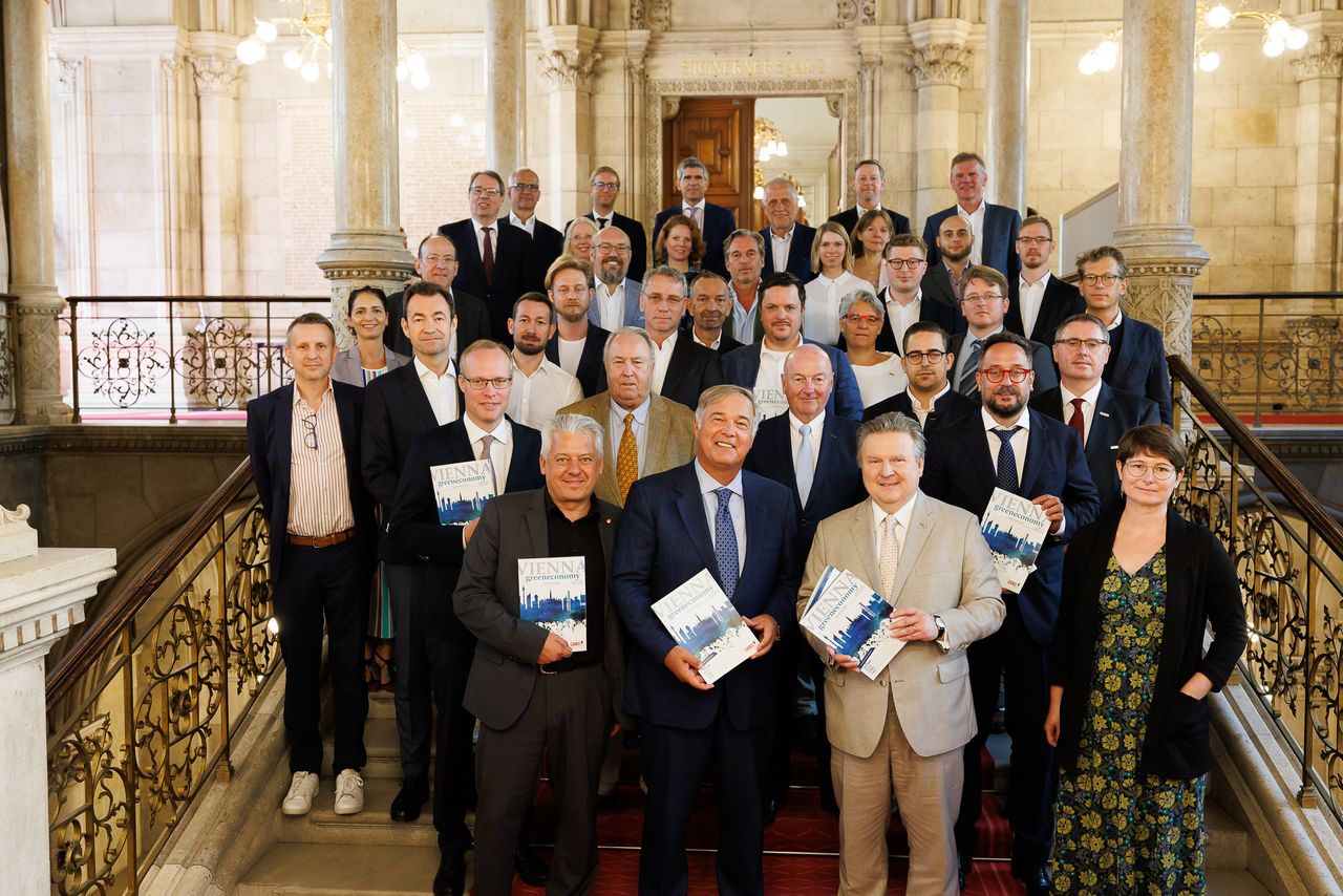 Vienna Green Economy Report 2023/24 Gruppenfoto Vienna Green Economy Report 2023/24